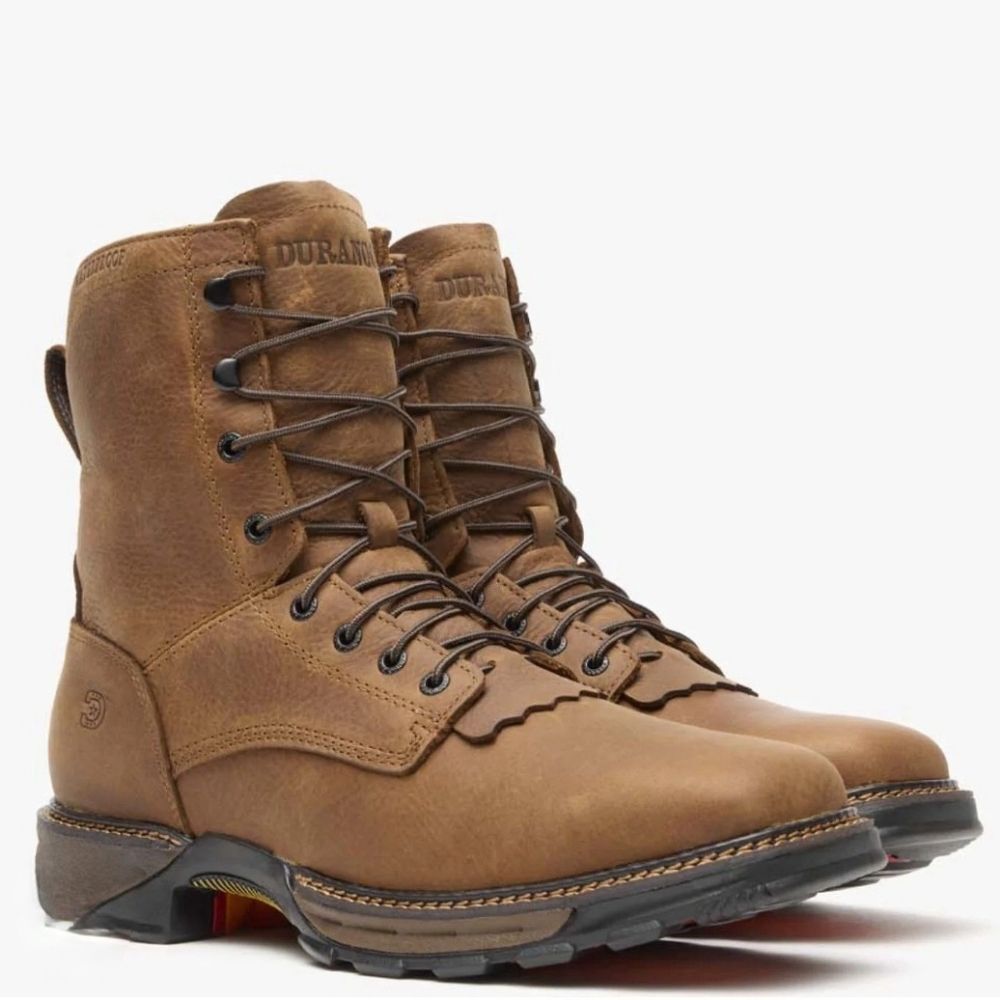 NWT DURANGO Men’s 8” Russet Waterproof Maverick XP Lacer Boot Size 11.5